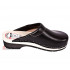 Zdravotné topánky FPU3 Čierne s bielou